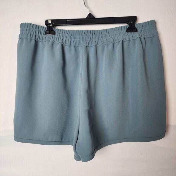 J. Crew Stone Blue Dolphin Cut Elastic Waist Athletic Shorts | Women's 16 - Picture 4 of 8